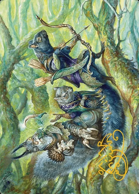 The Odd Acorn Gang // The Odd Acorn Gang, carte Magic ABLB 32 — extension Bloomburrow Art Series