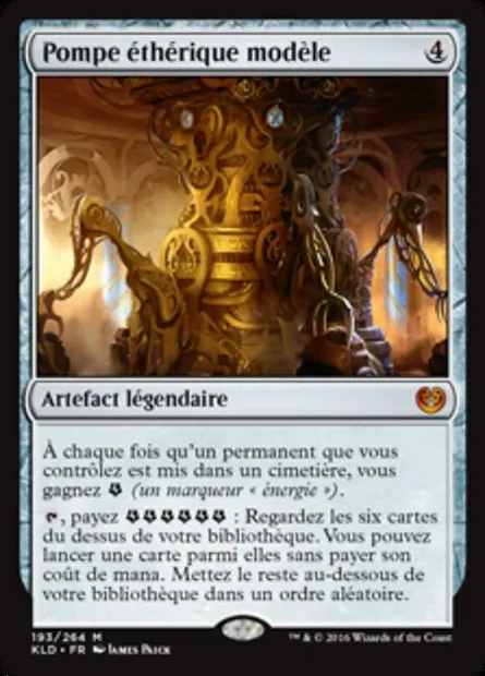 Pompe éthérique modèle, carte Magic KLD 193 — extension Kaladesh