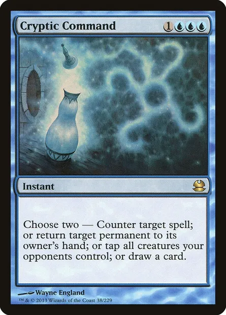 Commandement cryptique, carte Magic MMA 38 — extension Modern Masters