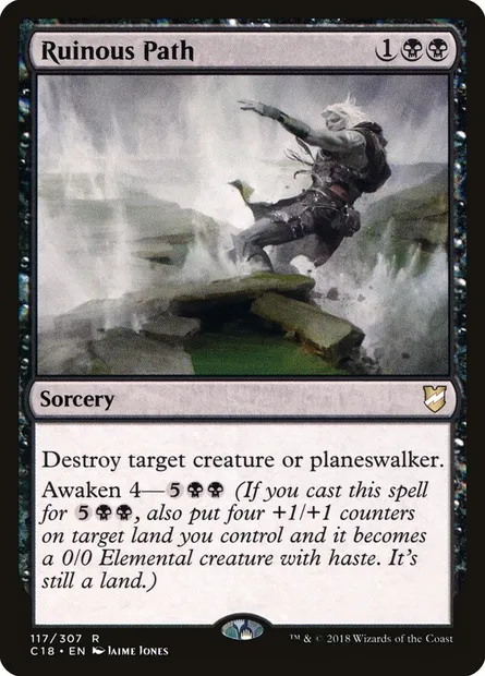 Ruinous Path, Magic card C18 117 — Commander 2018 set