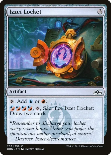 Izzet Locket, Magic card GRN 238 — Guilds of Ravnica set