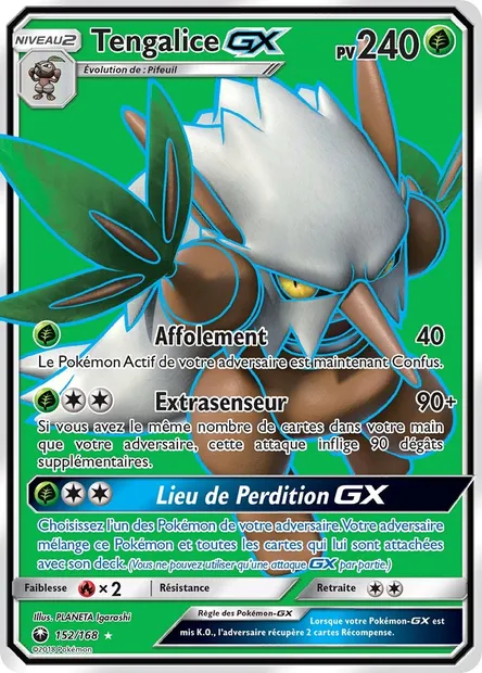Tengalice GX, carte Pokémon CES 152 — extension Tempête Céleste