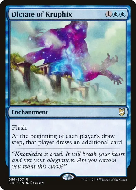 Dictate of Kruphix, Magic card C18 86 — Commander 2018 set
