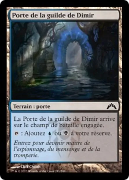 Porte de la guilde de Dimir, carte Magic GTC 241 — extension Insurrection