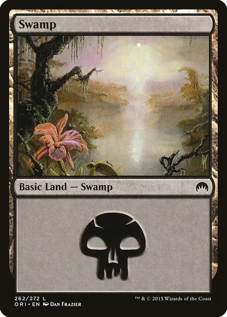 Swamp, Magic card ORI 262 — Magic Origins set