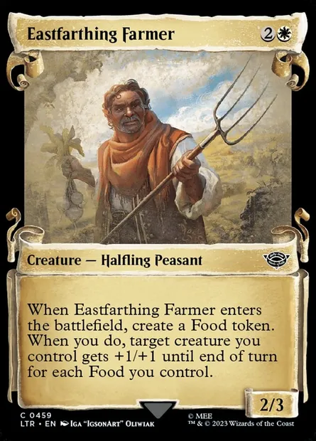 Eastfarthing Farmer, Magic card LTR 459 — The Lord of the Rings: Tales of Middle-earth set