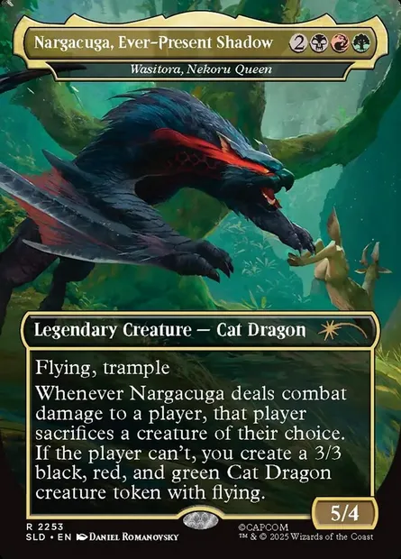 Wasitora, Nekoru Queen, Magic card SLD 2253 — Secret Lair Drop set