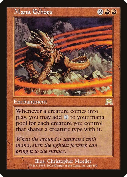 Échos de mana, carte Magic ONS 218 — extension Carnage