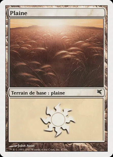 Plains, Magic card PSAL J47 — Salvat 2005 set
