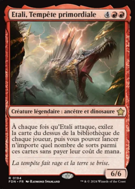 Etali, Tempête primordiale, carte Magic FDN 194 — extension Foundations