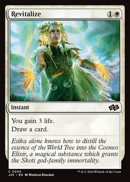 Revitalize, Magic card J25 244 — Foundations Jumpstart set