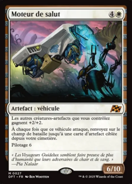 Moteur de salut, carte Magic DFT 27 — extension Aetherdrift