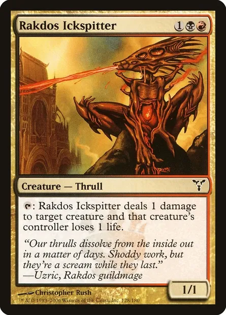Rakdos Ickspitter, Magic card DIS 128 — Dissension set
