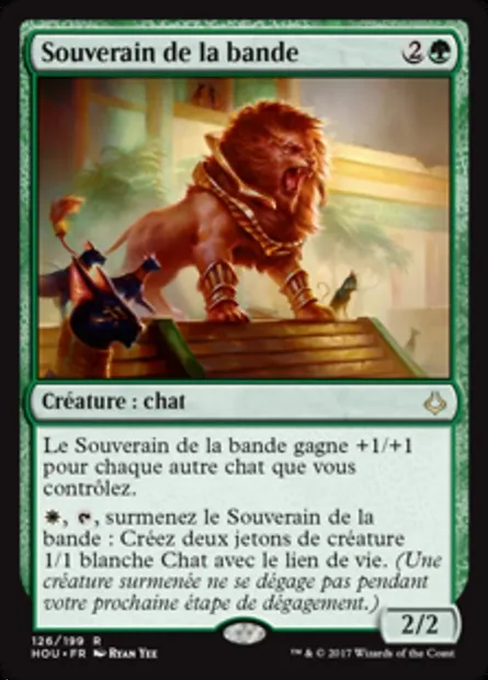 Souverain de la bande, carte Magic HOU 126 — extension L’âge de la destruction