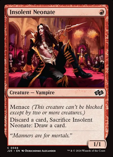 Insolent Neonate, Magic card J25 566 — Foundations Jumpstart set