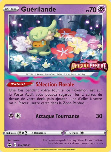 Guérilande, carte Pokémon SWSH 242 — extension Promo SWSH