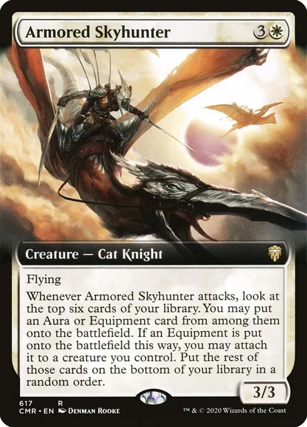 Armored Skyhunter, Magic card CMR 617 — Commander Legends set