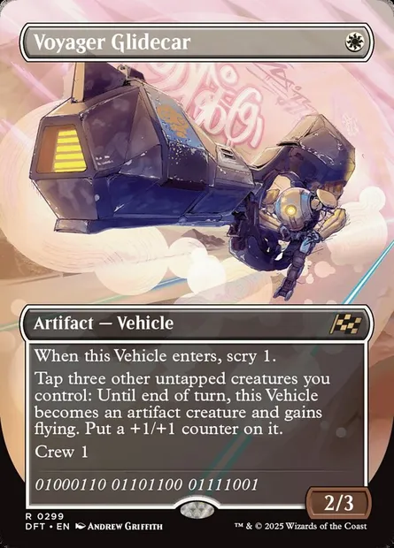 Voyager Glidecar, Magic card DFT 299 — Aetherdrift set
