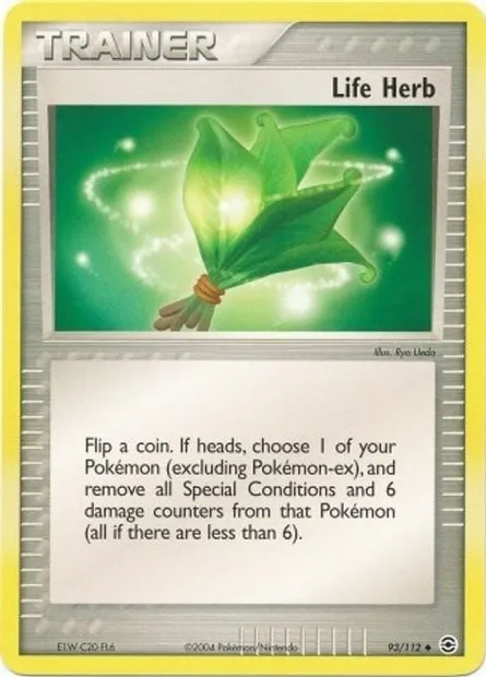 Life Herb, Pokémon card EXBS 093 — EX Battle Stadium set