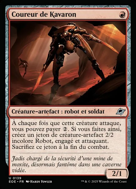 Coureur de Kavaron, carte Magic EOE 139 — extension Edge of Eternities