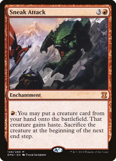 Sneak Attack, Magic card EMA 148 — Eternal Masters set