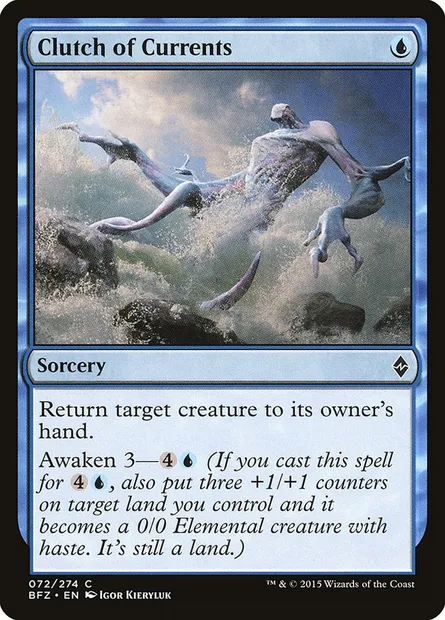 Clutch of Currents, Magic card BFZ 72 — Battle for Zendikar set