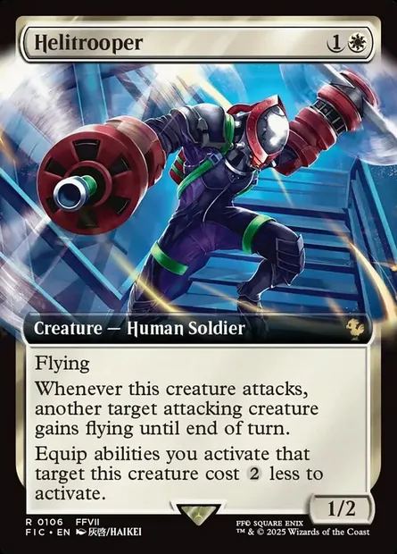 Helitrooper, Magic card FIC 106 — Final Fantasy Commander set