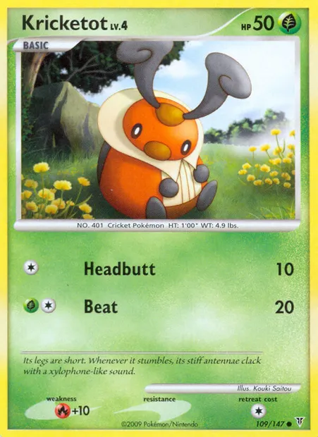 Kricketot, Pokémon card SV 109 — Supreme Victors set