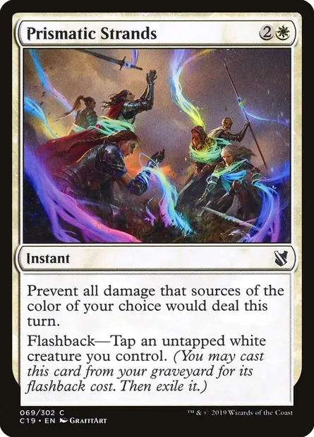 Prismatic Strands, Magic card C19 69 — Commander 2019 set