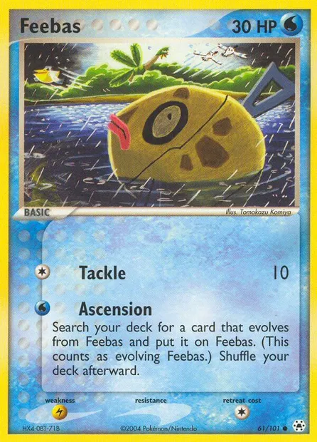 Feebas, Pokémon card HL 61 — Hidden Legends set