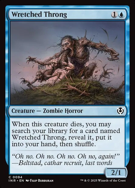 Wretched Throng, Magic card INR 94 — Innistrad Remastered set