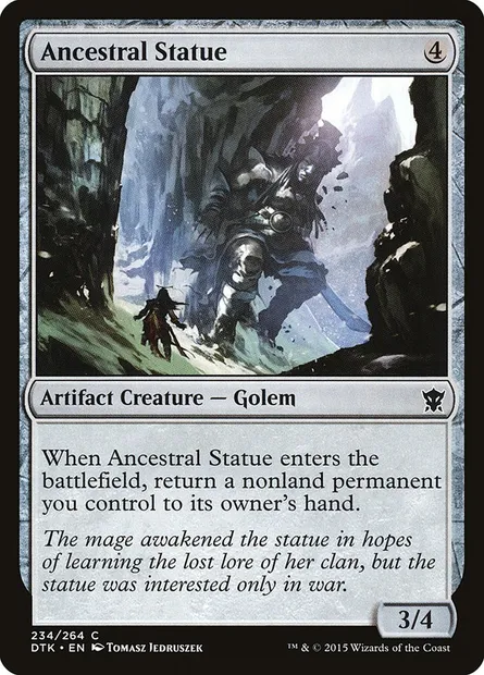 Ancestral Statue, Magic card DTK 234 — Dragons of Tarkir set