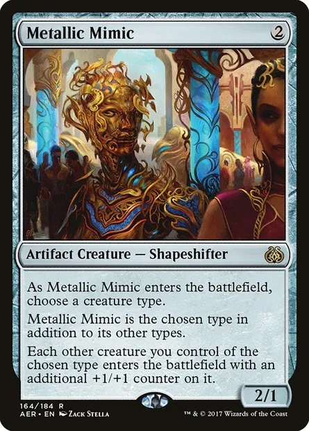 Metallic Mimic, Magic card AER 164 — Aether Revolt set
