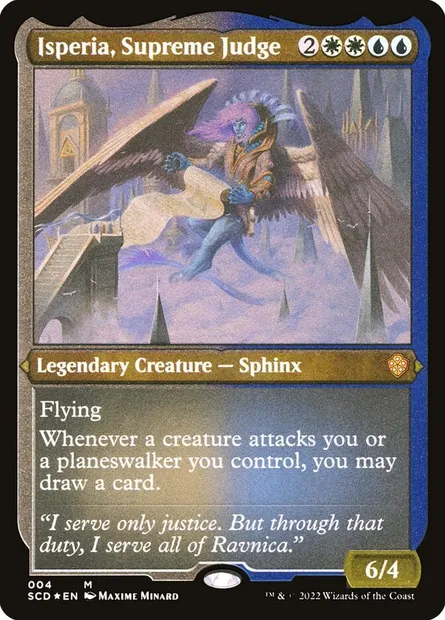 Isperia, Supreme Judge, Magic card SCD 4 — Starter Commander Decks set