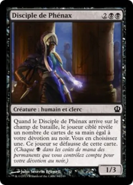Disciple de Phénax, carte Magic THS 84 — extension Theros