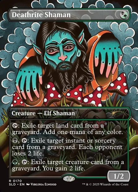 Shamane ritemort, carte Magic SLD 170 — extension Secret Lair Drop