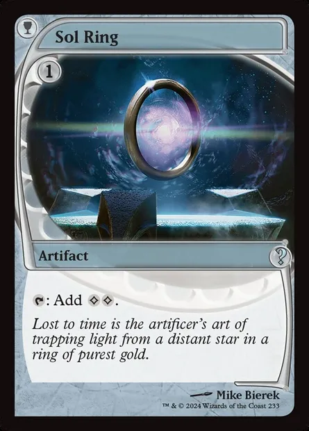 Sol Ring, Magic card MB2 233 — Mystery Booster 2 set