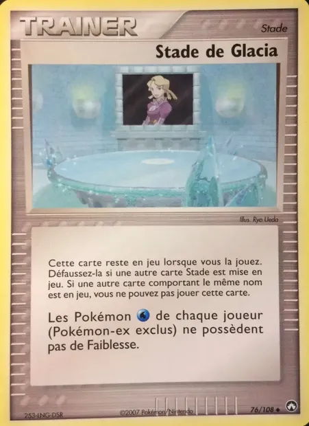 Stade de Glacia, carte Pokémon PK 76 — extension EX Gardiens du Pouvoir