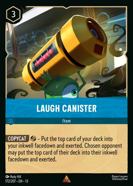 Laugh Canister, Disney Lorcana card CH13-172 — Attack of the Vine! set