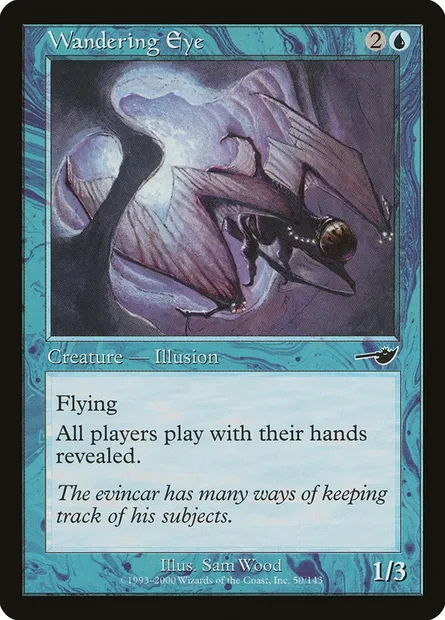 Wandering Eye, Magic card NEM 50 — Nemesis set