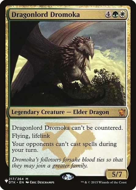 Dragonlord Dromoka, Magic card PLST DTK-217 — The List set