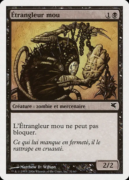 Étrangleur mou, carte Magic PSAL F31 — extension Salvat 2005