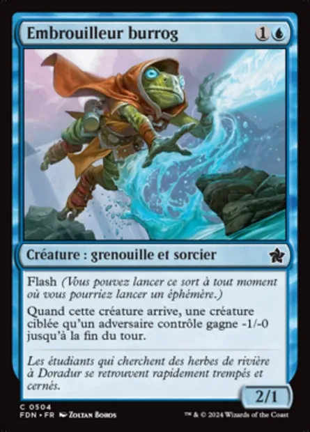 Embrouilleur burrog, carte Magic FDN 504 — extension Foundations