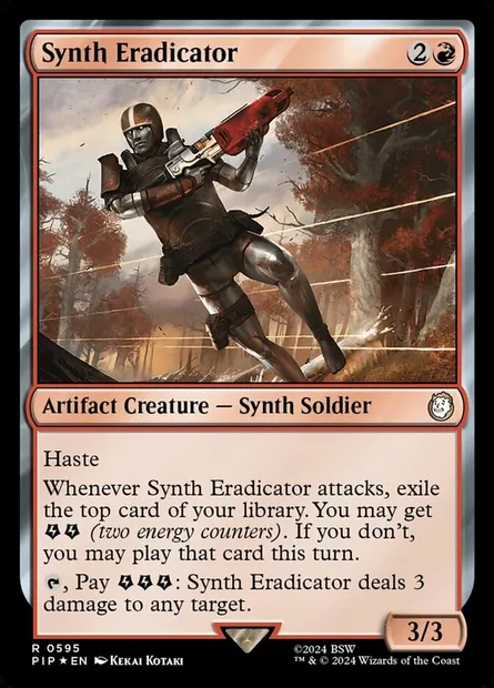 Synth Eradicator, Magic card PIP 595 — Fallout set