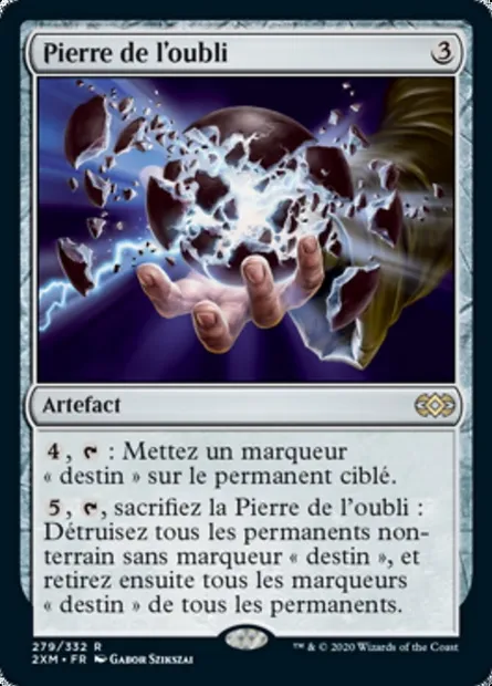 Pierre de l'oubli, carte Magic 2XM 279 — extension Double Masters