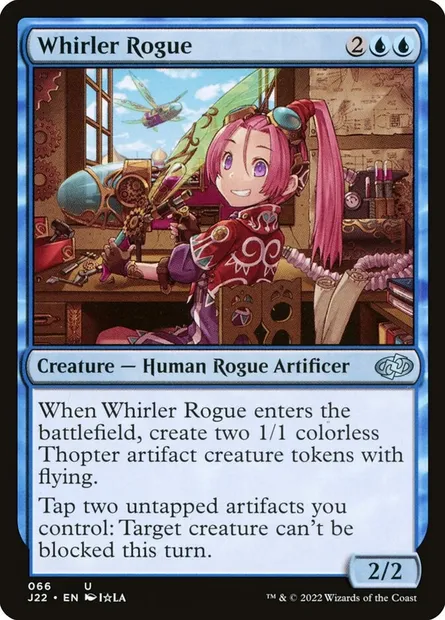 Whirler Rogue, Magic card J22 66 — Jumpstart 2022 set