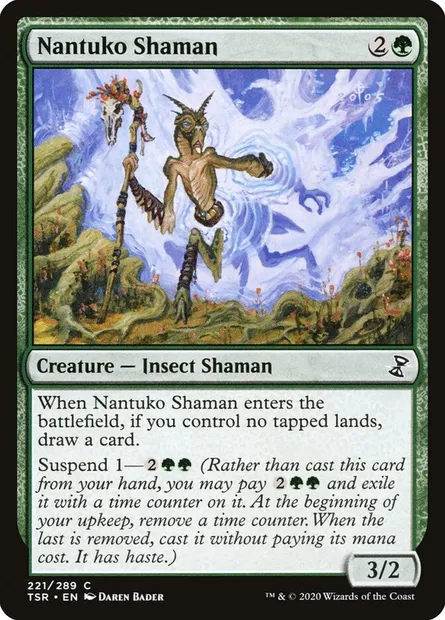 Nantuko Shaman, Magic card TSR 221 — Time Spiral Remastered set