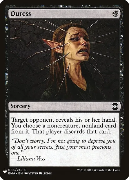 Contrainte, carte Magic PLST EMA-86 — extension The List