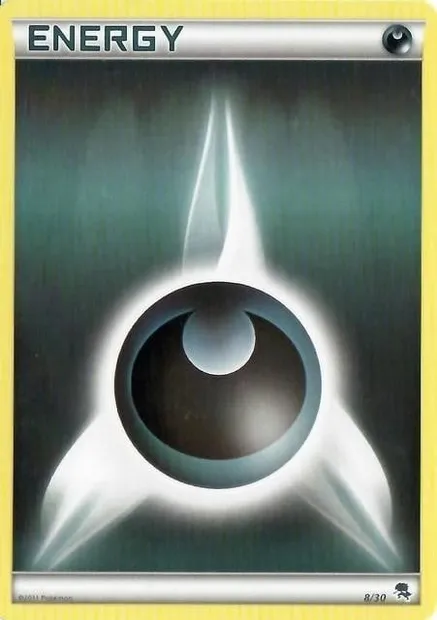 Énergie Obscurité, carte Pokémon TK5Z 008 — extension BW Trainer Kit Zoroark