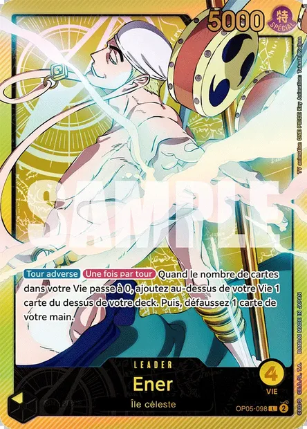 Ener, carte One Piece OP05-098 — extension AWAKENING OF THE NEW ERA